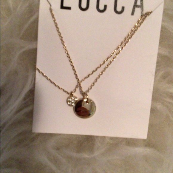 NEW! Lucca delicate double ornate pendant necklace - Picture 2 of 3
